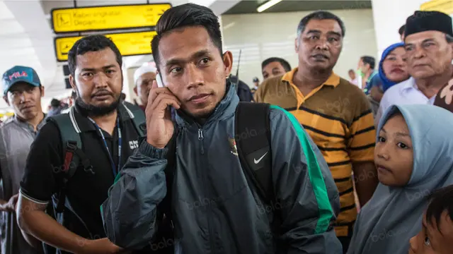 Sukacita Timnas Indonesia Kembali ke Tanah Air