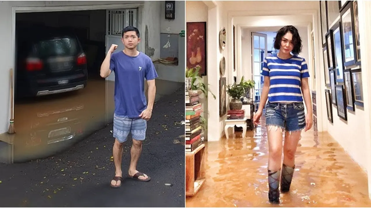 5 Seleb Ini Rumahnya Kebanjiran, Usai Diguyur Hujan Deras