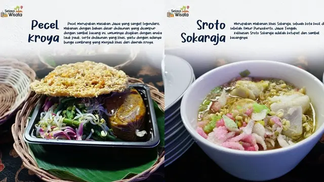 Pecel Kroya dan Sroto Sokaraja