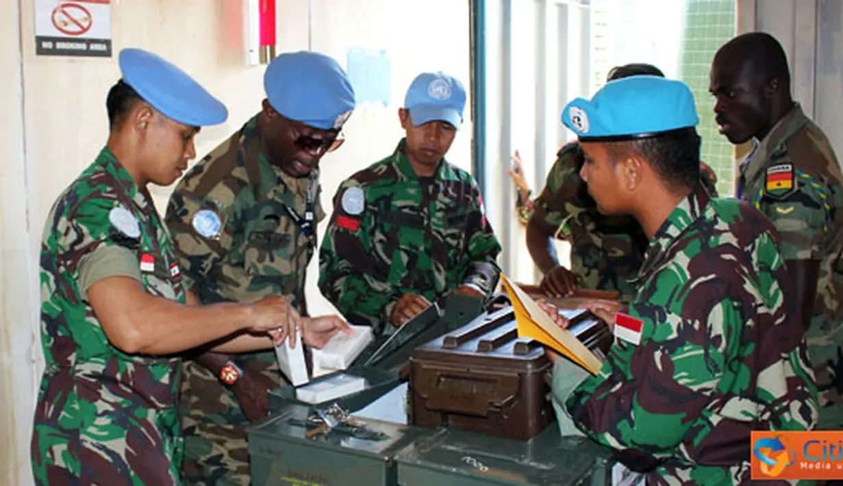 Citzen6, Lebanon: Pelaksanaan inspeksi gudang amunisi Indobatt oleh UNIFIL dimaksudkan untuk mengecek dan memastikan bahwa sistem penyimpanan amunisi yang dilakukan oleh Indobatt dalam kondisi aman dan sesuai prosedur yang diberikan oleh UNIFIL.