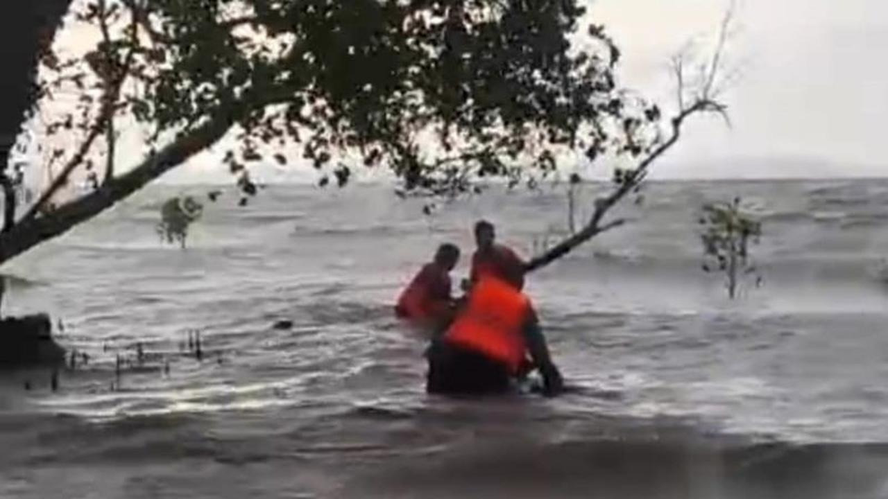 28 Penumpang Kapal Tenggelam Muna di Sultra Selamat Dievakuasi