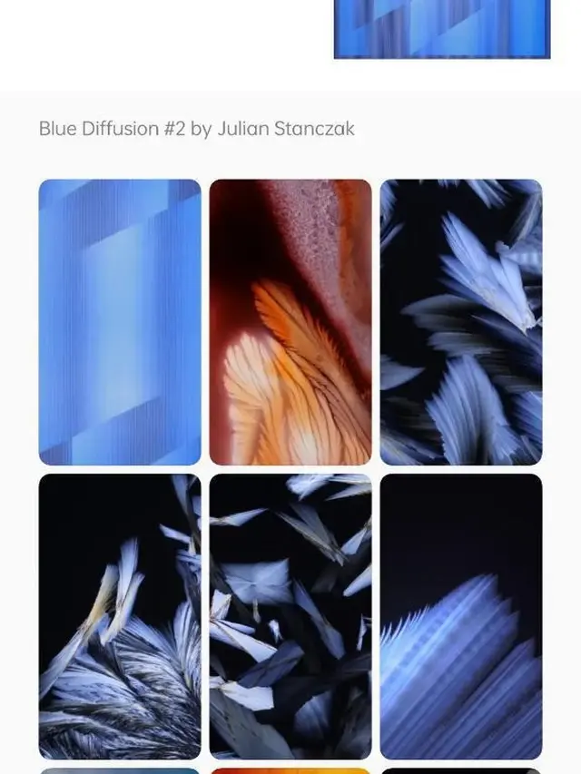 Salah satu karya seniman Julian Stanczak. (Foto: Dok. Oppo)