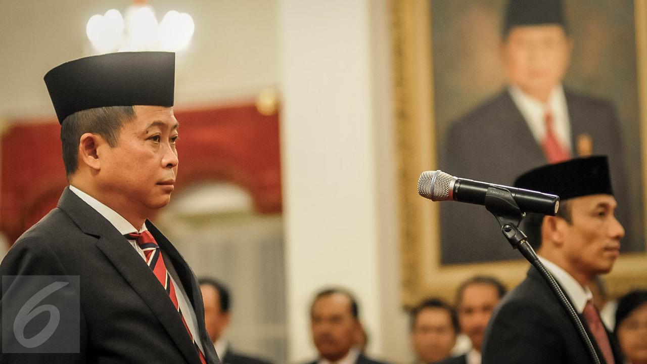 20161014-Presiden Joko Widodo Lantik Menteri dan Wakil Menteri ESDM -Jakarta