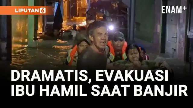 VIDEO: Evakuasi Dramatis Ibu Hamil Saat Banjir 2 Meter Rendam Kebon Pala