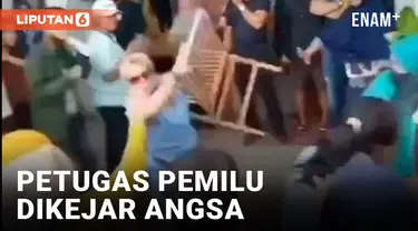 Emak-emak Lempar Kursi Ke Pendaftar Jalan Sehat Bersama BUMN