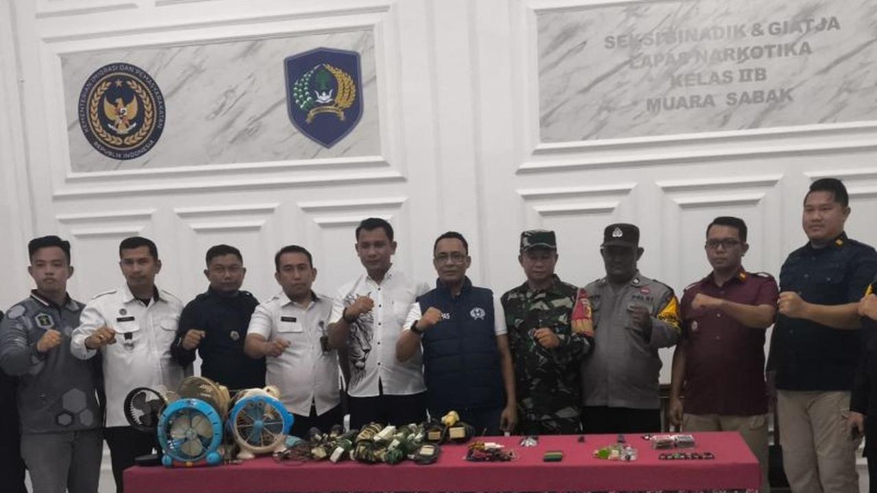 Terungkap! Benda Berbahaya Ini Ditemukan Saat Razia Lapas Narkotika Jambi: Sendok, Paku, hingga Pisau Tipis Disita