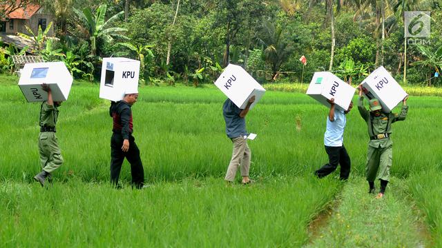 Distribusi Logistik Pemilu di Bogor