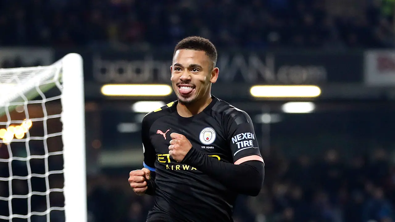 Manchester City Hajar Burnley, Gabriel Jesus Tampil Memukau