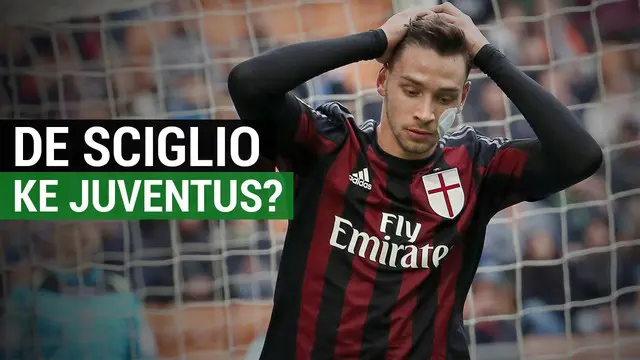 Bek sayap AC Milan, Mattia De Sciglio dikabarkan menerima tawaran Juventus.