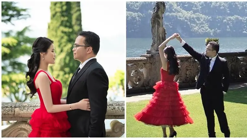 7 Potret Prewedding Fritz Hutapea dan Giovani di Paris, Anak Hotman paris yang Curi Perhatian