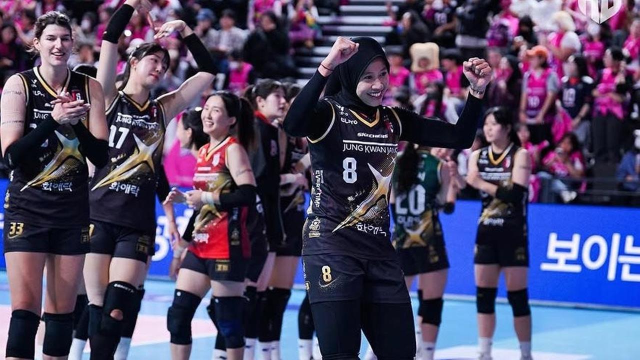 Hasil Final Leg 4 Korean V League 2024/25: Dramatis, Megawati Kembali Bawa Red Sparks Bungkam Pink Spiders!