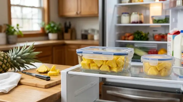 Menyimpan Nanas Kupas