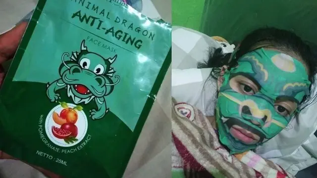 5 Potret Orang Salah Beli Sheet Mask, saat Dipakai Bikin Geleng Kepala