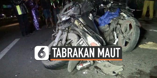 VIDEO: Tabrakan Maut di Kalimalang, Pengendara Motor Tewas