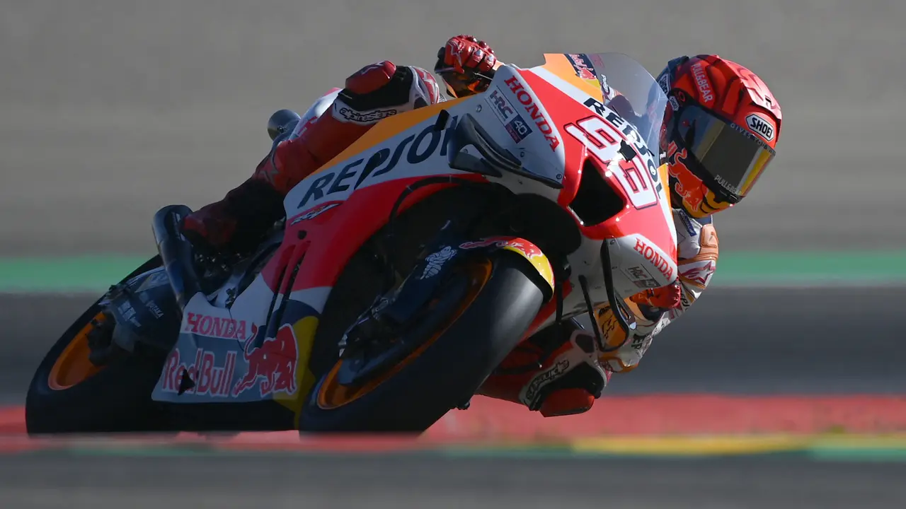 Aksi comeback Marc Marquez di balapan MotoGP Aragon 2022