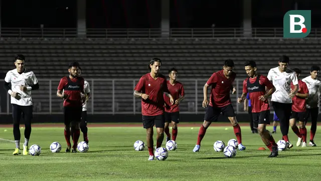 latihan Timnas Indonesia Senior