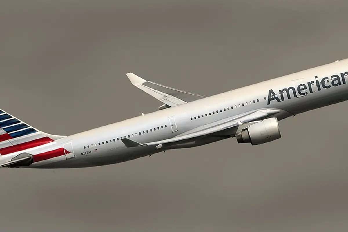 Ilustrasi American Airlines.