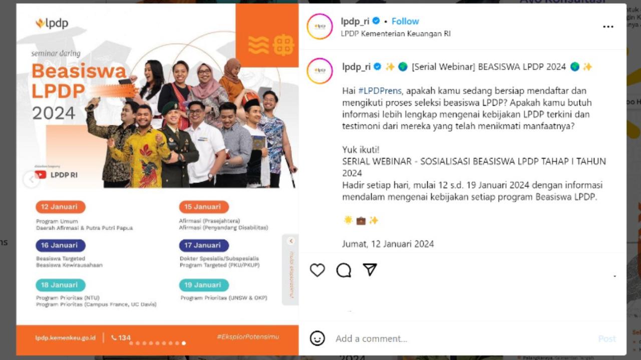 LPDP Login, Begini Alur Pendaftaran Online dan Syarat yang Harus Dipenuhi