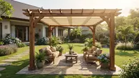 7 Model Pergola Kayu yang Mudah Dirawat, Ide Outdoor yang Bikin Taman Makin Estetik