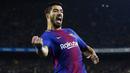 3. Luis Suarez (Barcelona) - 21 Gol (4 Penalti). (AP/Manu Fernandez)