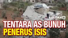 Pasukan pimpinan Amerika Serikat menyerang sebuah bangunan di Suriah yang diduga diisi oleh penerus pimpinan ISIS. 13 orang tewas termasuk anak-anak dan perempuan.