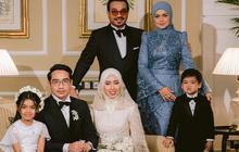 Cantik dan Memesona, Potret Siti Nurhaliza Kenakan Gaun Brokat di Pernikahan Anak Sambung, Detail Payet Memukau
