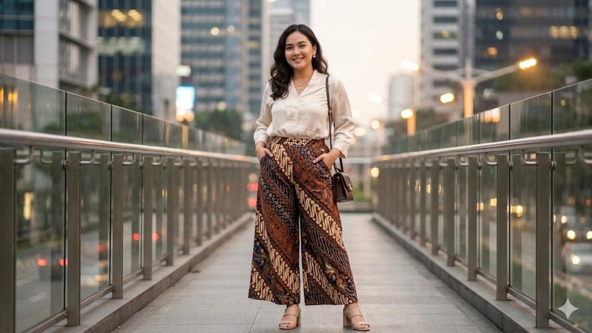 8 Model Celana Panjang Batik Wanita, Tampil Elegan dan Tetap Rapi