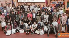 Sukses acara SCTV Goes To Campus merupakan kerja mereka di balik layar. (Pengirim: Adi Permadi)