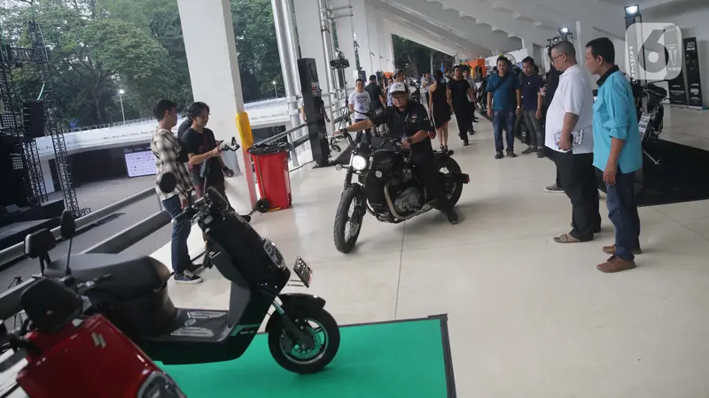 Deretan Motor Modifikasi Dipamerkan di IIMS Motobike Expo 2019