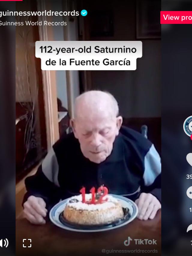 pria tertua berusia 112 tahun