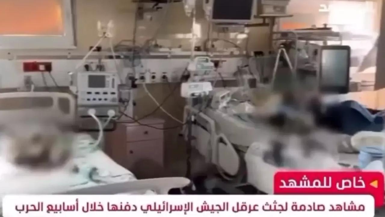 Rekaman yang diunggah saluran televisi tersebut, yang belum dapat diverifikasi Middle East Eye, menunjukkan bayi-bayi tersebut masih terbaring di tempat tidur rumah sakit.<br>