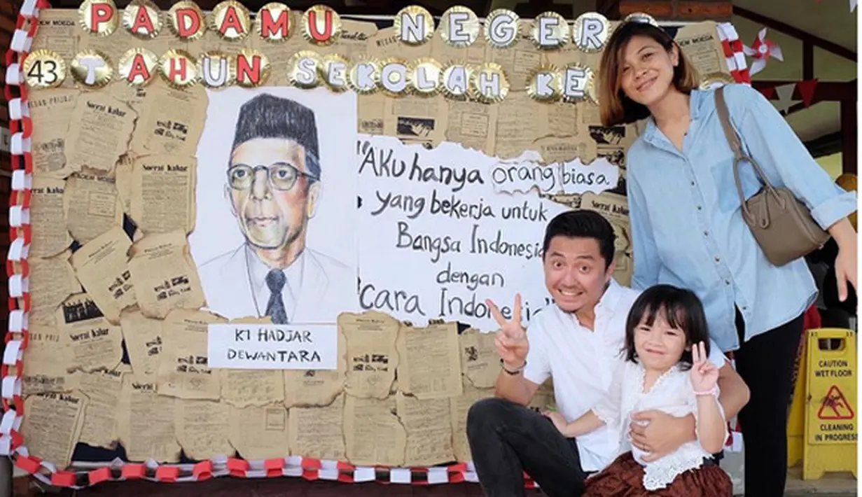 "gak sabar nunggu kedatangan si Adek, pasti makin rame keluarga ini.. tambah anak, bertambah aktifitas, aku sama @dianayulestari harus selalu ngejaga kesehatannya," tulis omeshomesh. (Instagram/dianayulestari)