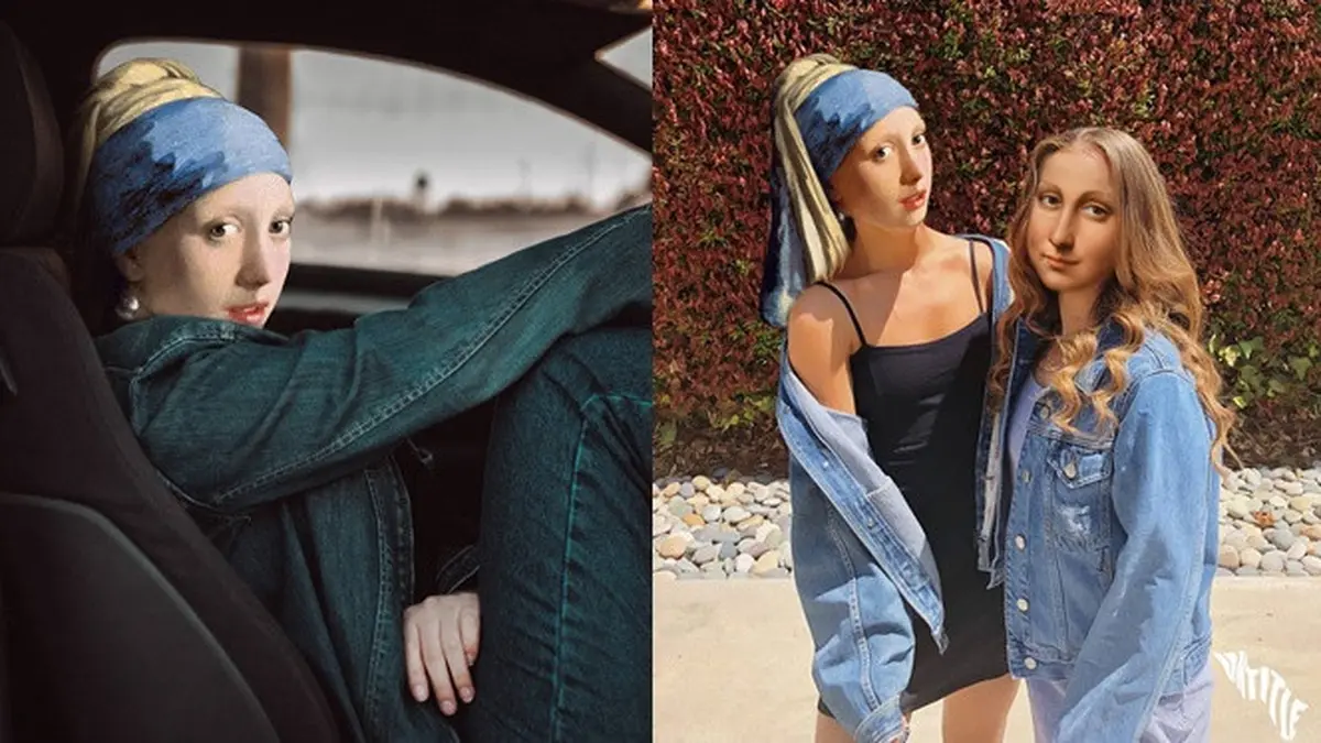 6 Ilustrasi Jika Girl with a Pearl Earring Hidup di Dunia Nyata