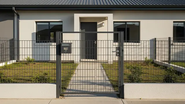 Pagar Besi Hollow Rendah yang Cocok untuk Rumah Subsidi (AI)