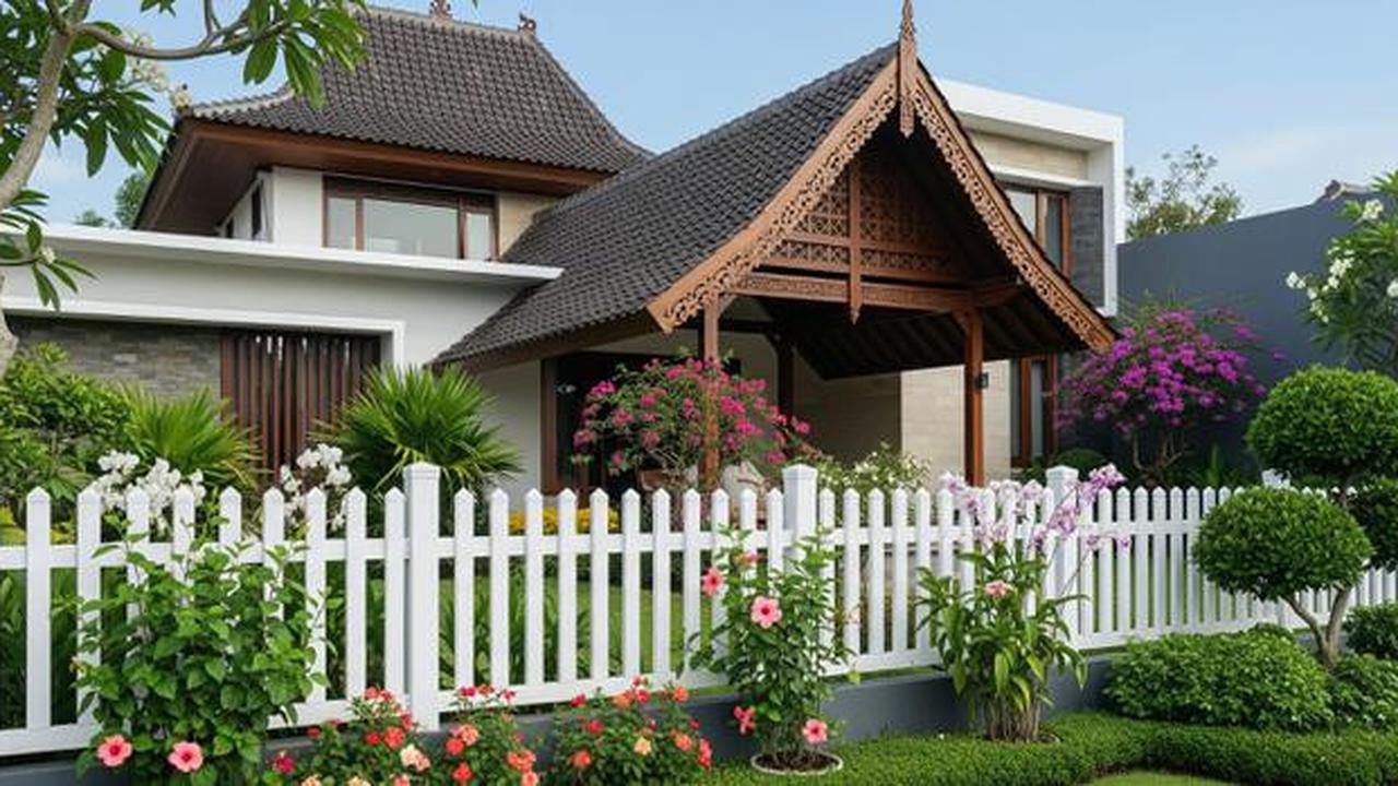 8 Inspirasi Desain Pagar Taman Bunga yang Bikin Halaman Rumah Makin Estetik