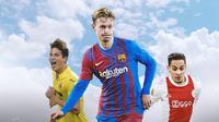 Ilustrasi - Pau Torres, Frenkie de Jong, Antony (Bola.com/Adreanus Titus)
