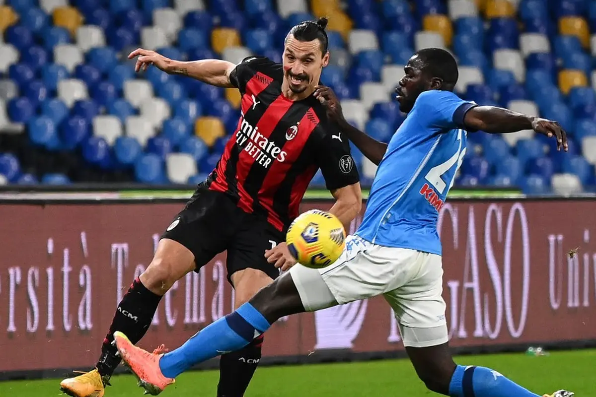 FOTO: Penampilan Gemilang Ibrahimovic Bawa AC Milan Taklukkan Napoli