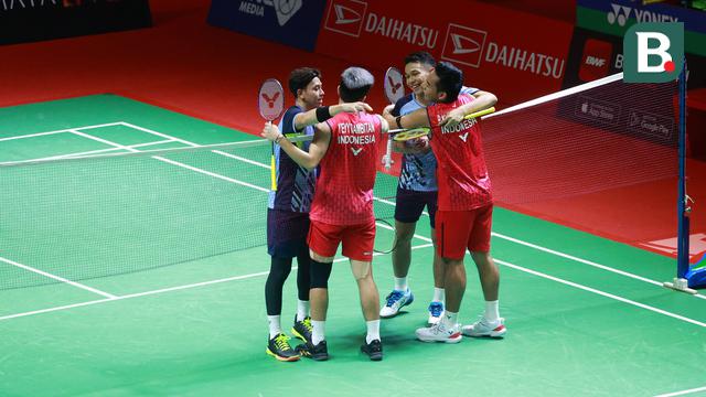 Foto: Tiga Ganda Putra Terbaik Indonesia Lewati Babak 32 Besar Indonesia Masters 2023, Termasuk Fajar / Rian yang Menangi Perang Saudara