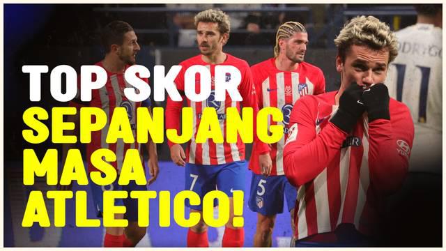 Berita video penyerang asal Perancis, Antoine Griezmann pecahkan rekor menjadi pencetak gol terbanyak bagi Atletico Madrid.