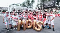 Mahasiswa Indonesia di Parade Chingay 2018 (Liputan6.com/Pool/MDIS)