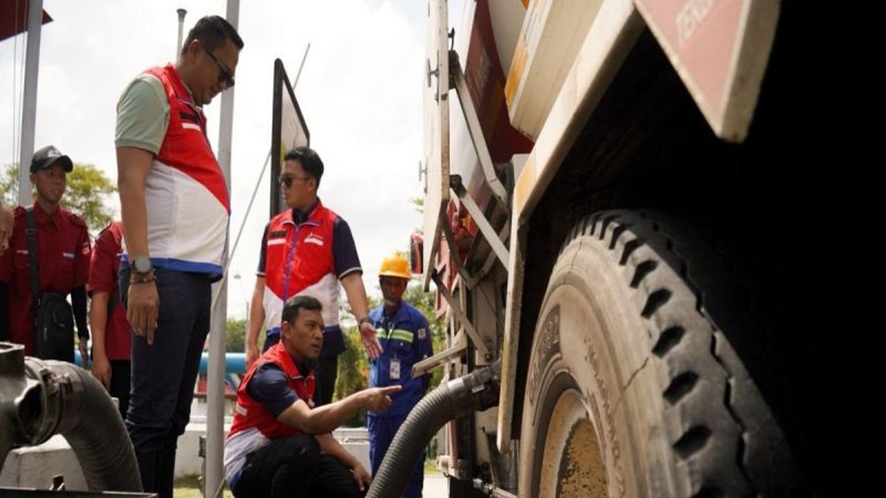 Ternyata Ini Standar Pelayanan! Pertamina Sidak SPBU Palangka Raya, Pastikan Konsumen BBM Terlayani Prima