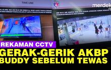 VIDEO: Rekaman CCTV Gerak Gerik AKBP Buddy Jalan dari Polres Menuju Rel Kereta