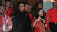 Pengurus daerah PDIP adakan rapat di kediaman Megawati Soekarnoputri, Jalan Teuku Umar, Jakarta, Selasa (15/04/2014) (Liputan6.com/Herman Zakharia).