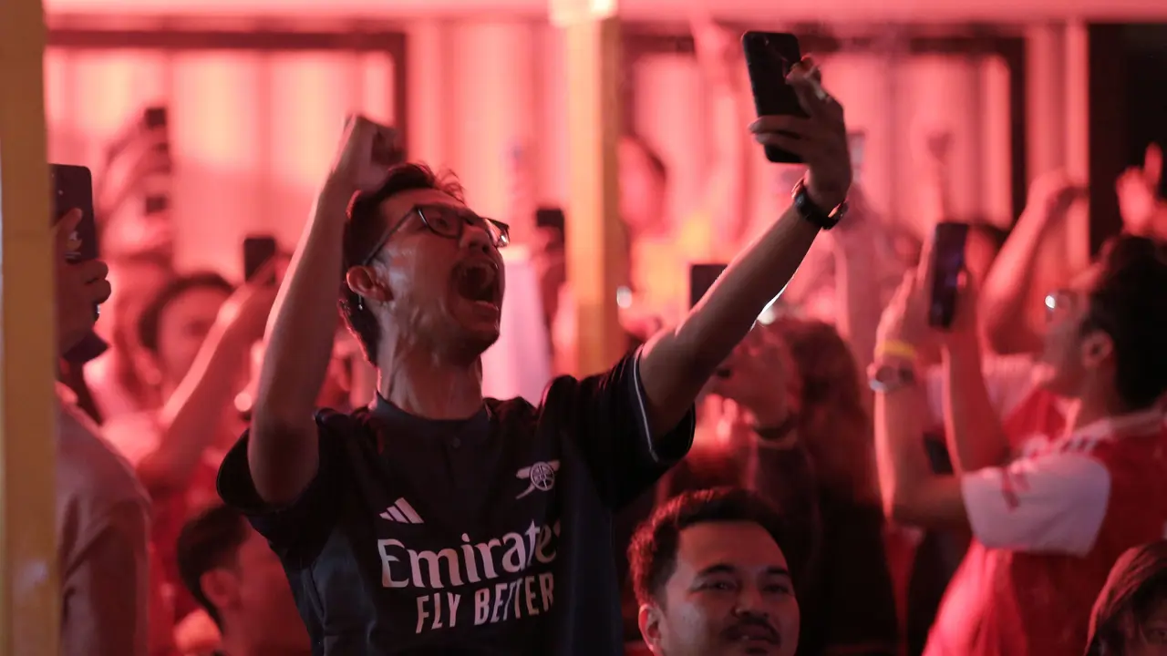 Foto: Roaring Night Liverpool vs Arsenal Penuh Sesak dan Meriah dengan Kehadiran  Komunitas Arsenal Indonesia