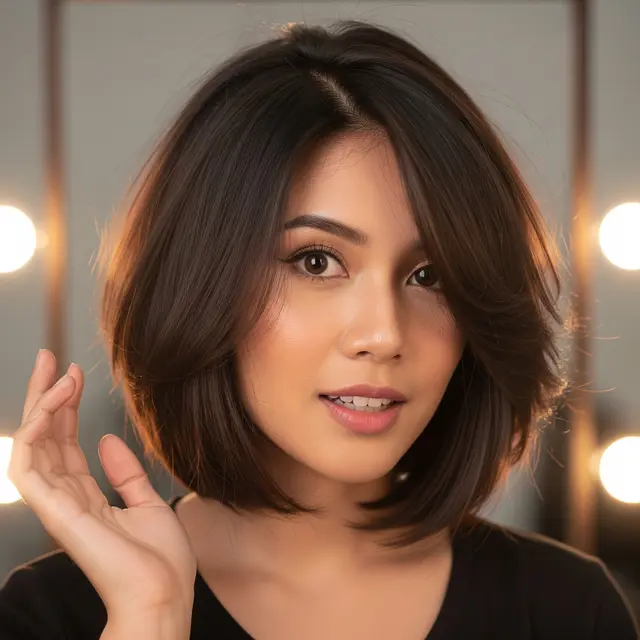 Model Potongan Rambut Bob Garis Rahang Tren 2026