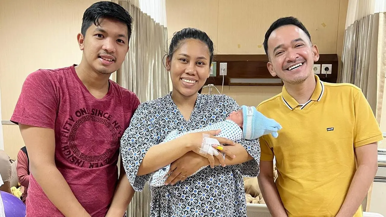 Ruben Onsu Langsung Jenguk Evi Masamba yang Baru Saja Melahirkan Anak Kedua