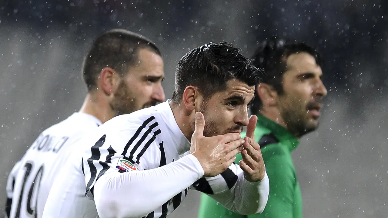 Juventus vs Inter 2-0: Morata Cuma Butuh 2 Menit Cetak Gol