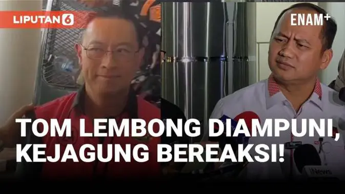 VIDEO:Tom Lembong Dapat Abolisi dari Presiden Prabowo, Reaksi Kejagung?