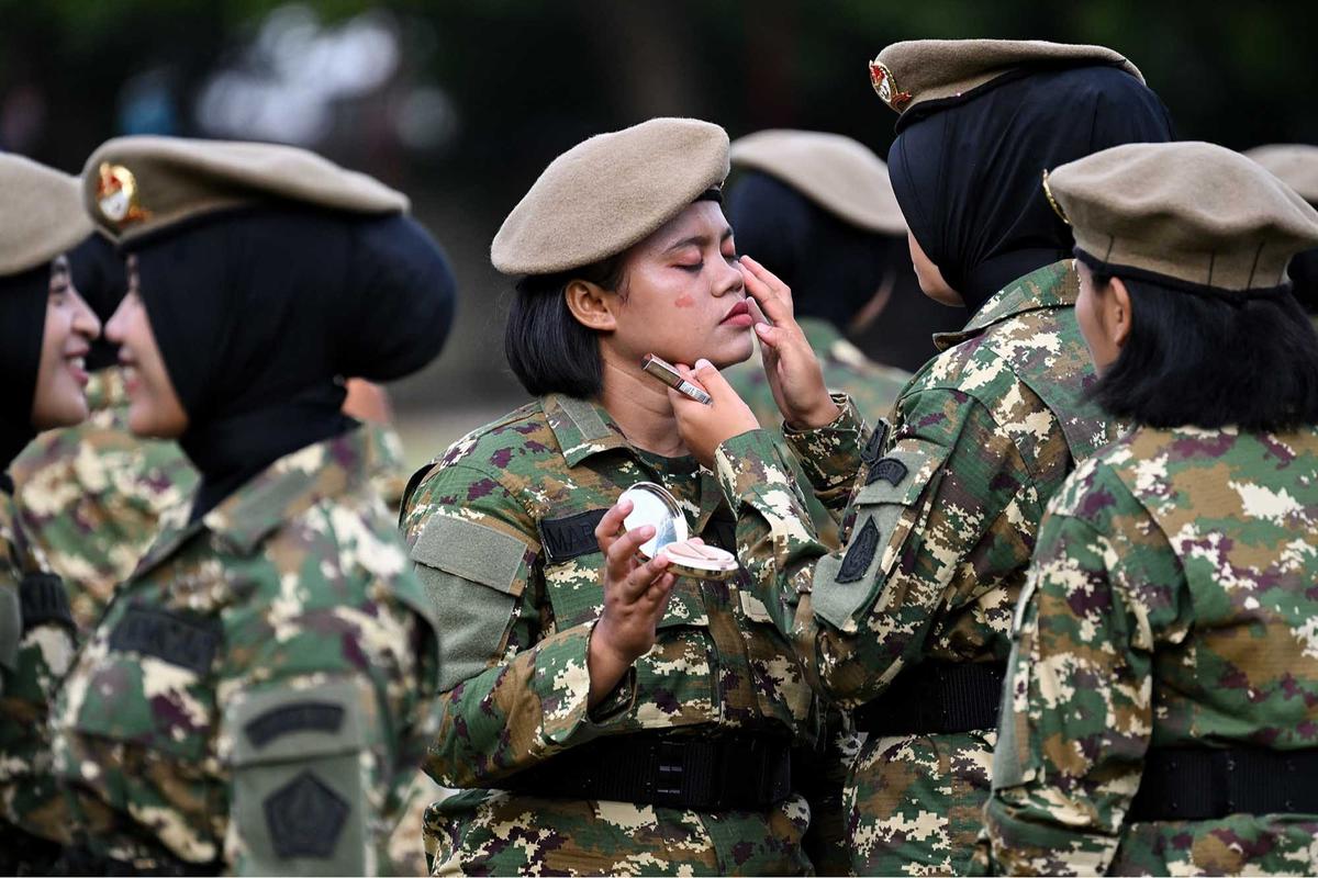 FOTO: Lulus Pendidikan Militer, Komcad TNI Siap Bela Negara dari Garis Sipil