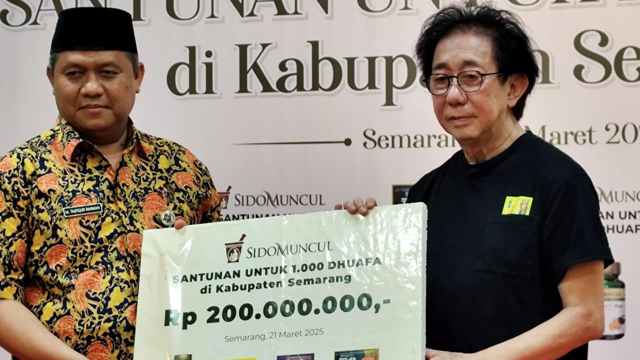 Peduli Sesama di Bulan Ramadan, Sido Muncul Santuni 1.000 Duafa di Kabupaten Semarang